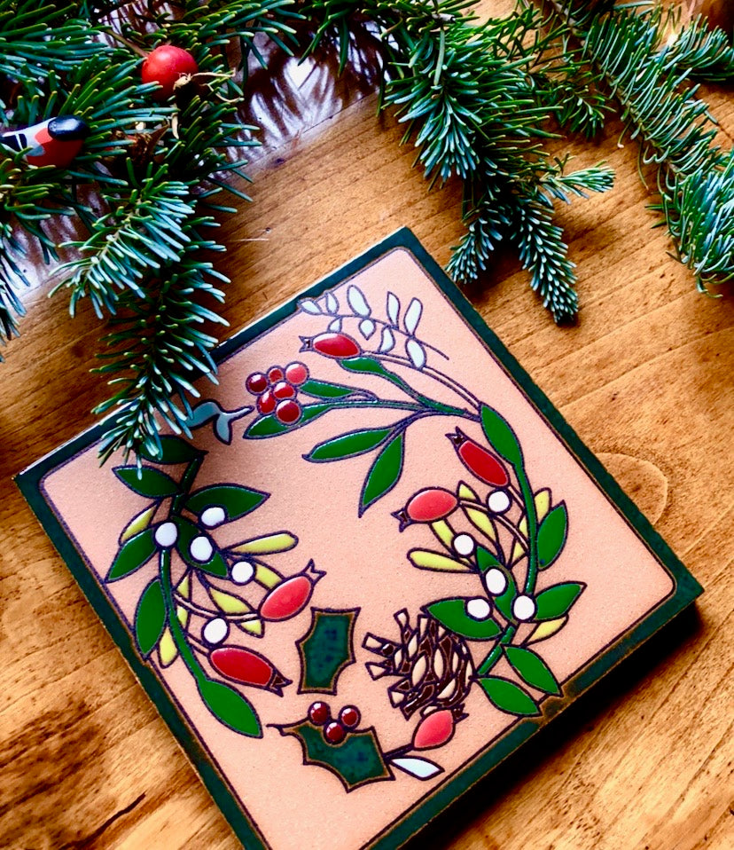 Holiday Wreathe Trivet