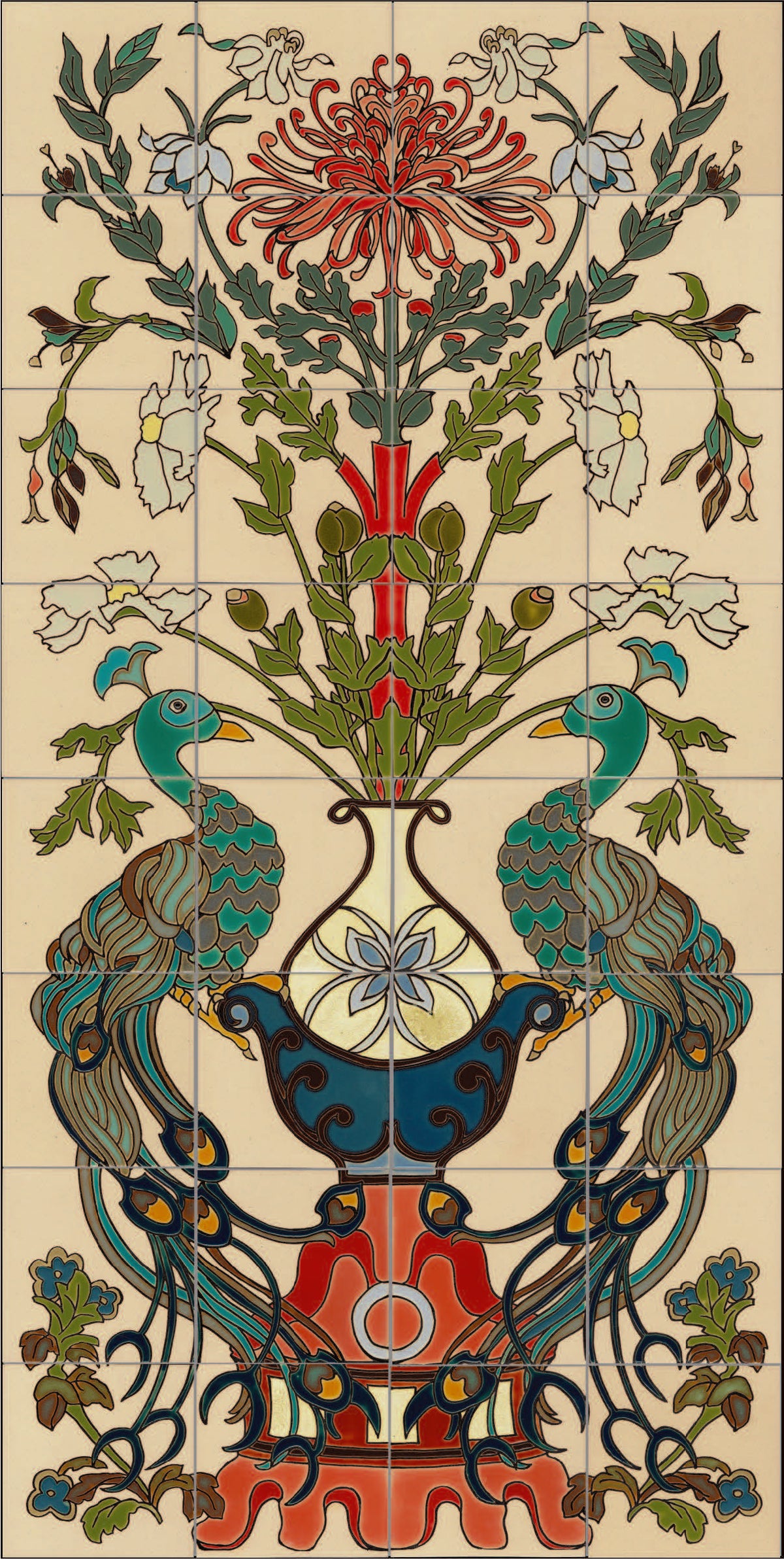 Peacock Mural