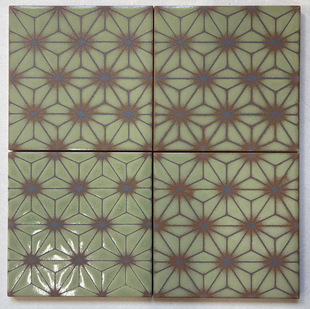 Seconds - Sashiko Star - Sage