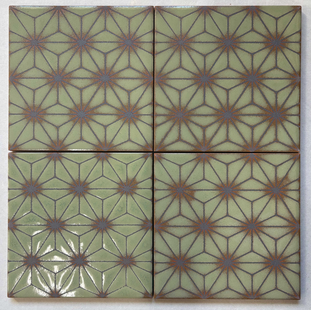 Seconds - Sashiko Star - Sage