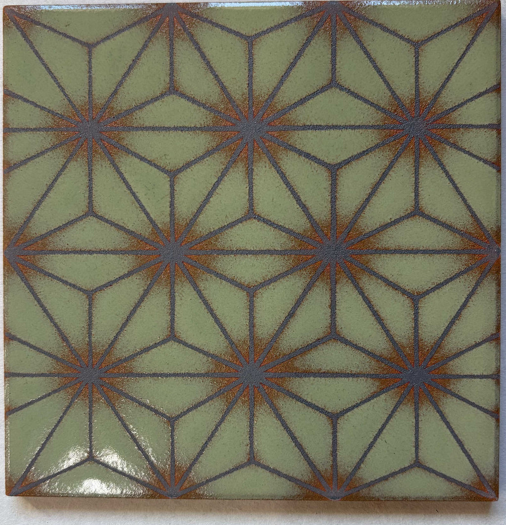 Seconds - Sashiko Star - Sage